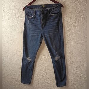 Lucky Brand Bridgette Distressed Skinny Jenas